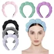 Terry Cloth Puffy Makeup Spa Headbands | https://www.bestnamebadges.com