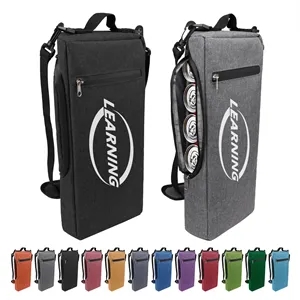 6 Can Soft Insulated Golf Cooler Bag W/ Shoulder Strap