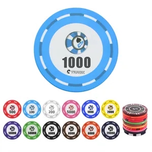 1.5" Professional Casino Ceramic Poker Chips