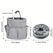 Foldable Cleaning Organizer Storage Basket with 6 Pockets | https://www.bestnamebadges.com
