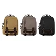 Vintage Canvas Backpack Travel Rucksack W/Leather Trim | https://www.bestnamebadges.com
