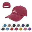 6 Panels Vintage Washed Cotton Baseball Cap | https://www.bestnamebadges.com