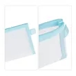 Transparent Nylon Mesh Pencil Pouch W/ Zipper 8"x4.7" | https://www.bestnamebadges.com