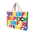 Full Color Matte Laminated Paper Gift Tote Bag | https://www.bestnamebadges.com