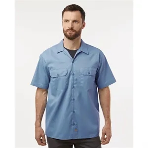 Dickies Men's Short Sleeve Work Shirt - 2574 | https://www.bestnamebadges.com