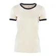Next Level Women's Ringer Tee - 3904 | https://www.bestnamebadges.com