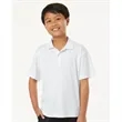 AllPro Youth Pro-Lock Performance Polo - 41800Y | https://www.bestnamebadges.com