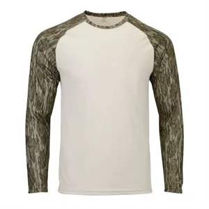 Paragon Men's Jackson Mossy Oak Colorblocked Long Sleeve ... | https://www.bestnamebadges.com
