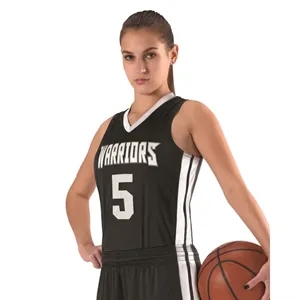 Alleson Athletic Women's Single Ply Basketball Jersey - 5... | https://www.bestnamebadges.com