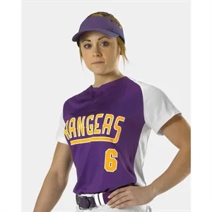 Alleson Athletic Women's Two Button Fastpitch Jersey - 52...