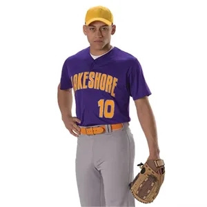 Alleson Athletic Youth Full Button Lightweight Baseball J...