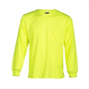 Kishigo Unisex Microfiber Polyester Long Sleeve T-Shirt -...