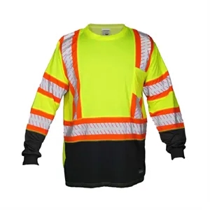 Kishigo Unisex DOT Class 3 Long Sleeve T-Shirt - 9181