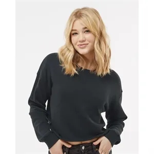Independent Trading Co. Women's Lightweight Crop Crewneck...