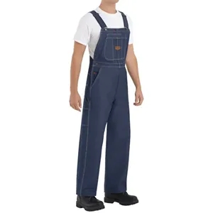 Red Kap Men's Extended Sizes Denim Bib Overall - BD10EXT