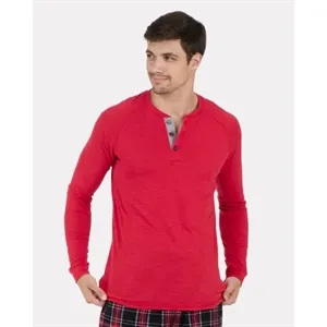 Boxercraft Unisex Henley Long Sleeve T-Shirt - BM3101