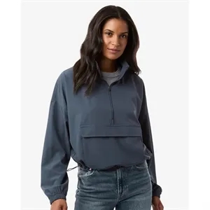 Boxercraft Women's Stretch Woven Quarter-Zip Pullover - B...