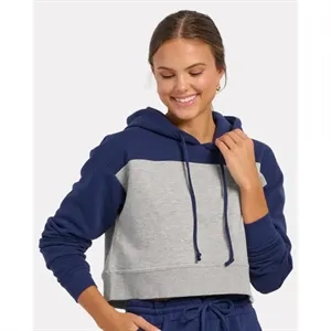Boxercraft Women's Cropped Fleece Hooded Sweatshirt - BW5404