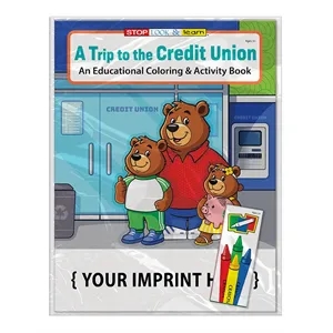 A Trip to the Credit Union Coloring Activity Book Fun Pack