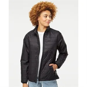 Independent Trading Co. Women's Puffer Jacket - EXP200PFZ
