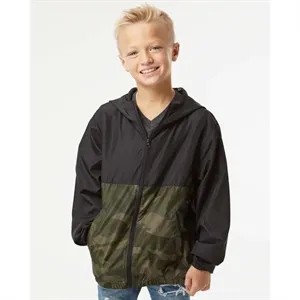 Independent Trading Co. Youth Lightweight Windbreaker Ful...