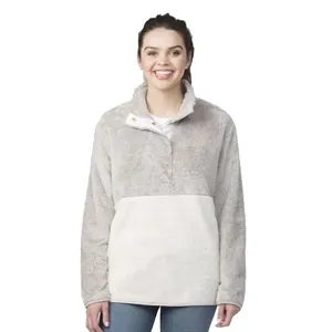 Boxercraft Unisex Fuzzy Half-Snap Fleece Pullover - FZ01