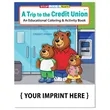 A Trip To The Credit Union Coloring and Activity Book | https://www.bestnamebadges.com