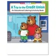 A Trip To The Credit Union Coloring and Activity Book | https://www.bestnamebadges.com