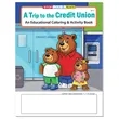 A Trip To The Credit Union Coloring and Activity Book | https://www.bestnamebadges.com