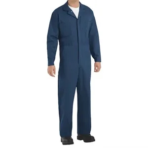 Red Kap Men's Extended Sizes Button-Front Cotton Coveral ...