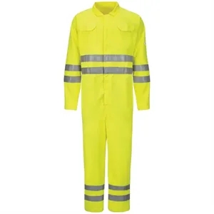 Bulwark Men's Hi-Vis Deluxe Coverall With Reflective Trim...