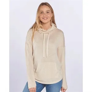 Boxercraft Women's Cuddle Cowlneck Pullover - L12