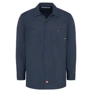 Dickies Men's Tall Industrial Cotton Long Sleeve Work Shi...