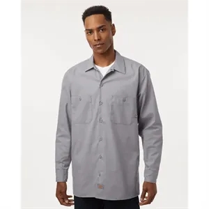 Dickies Men's Tall Industrial Long Sleeve Work Shirt - L535T