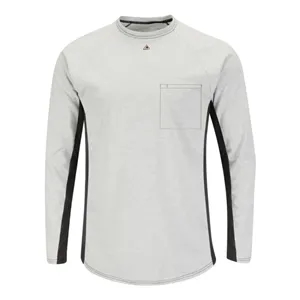 Bulwark Men's Long Sleeve FR Two-Tone Base Layer With Con...