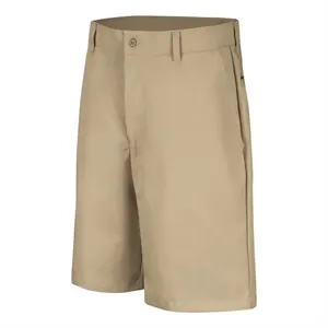 Red Kap Men's Cotton Casual Plain Front Shorts - PC26