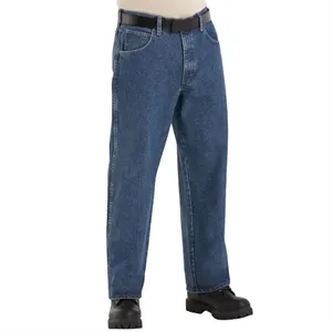 Bulwark Men's Stone Washed Loose Fit Denim Jean - PEJ6