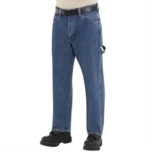 Bulwark Men's Flame Resistant Pre-Washed Denim Dungaree -...