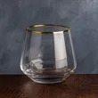Tucson Gold Rim Whiskey Taster - VividPrint™ | https://www.bestnamebadges.com