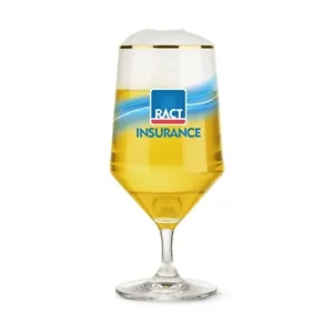 Tucson Gold Rim Beer Glass - VividPrint™