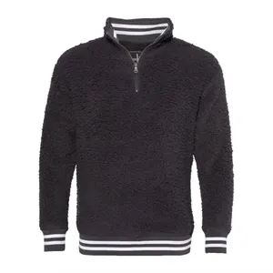 Boxercraft Unisex Varsity Sherpa Quarter-Zip Pullover - Q20