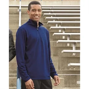 Russell Athletic Men's Striated Quarter-Zip Pullover - QZ...