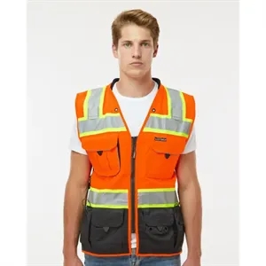 Kishigo Unisex Premium Black Series® Surveyors Vest - S50...