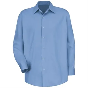 Red Kap Men's Long Sleeve Specialized Cotton Work Shirt -...