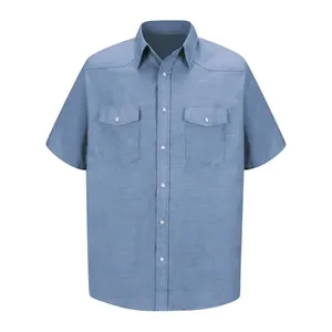 Red Kap Men's Tall Deluxe Western Style Short Sleeve Shir...