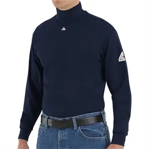 Bulwark Men's Tagless Mock TurtleNeck - EXCEL FR - SEK2