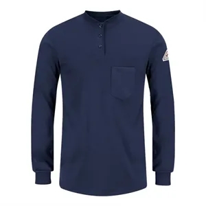 Bulwark Women's Long Sleeve Tagless Henley Shirt - SEL3