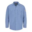 Bulwark Men's Flame Resistant Excel Work Shirt - SEW2 | https://www.bestnamebadges.com
