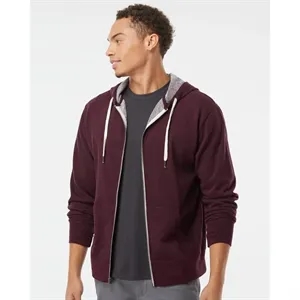 Independent Trading Co. Unisex Heathered French Terry Ful...