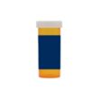 Pill Bottle (Small) | https://www.bestnamebadges.com